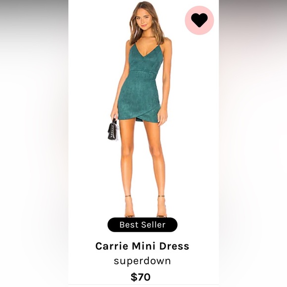 Brand New Revolve Superdown Green XS Dress - Picture 3 of 12